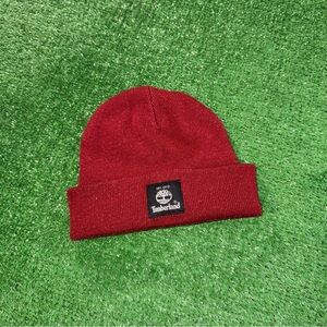Timberland Burgundy Beanie Hat